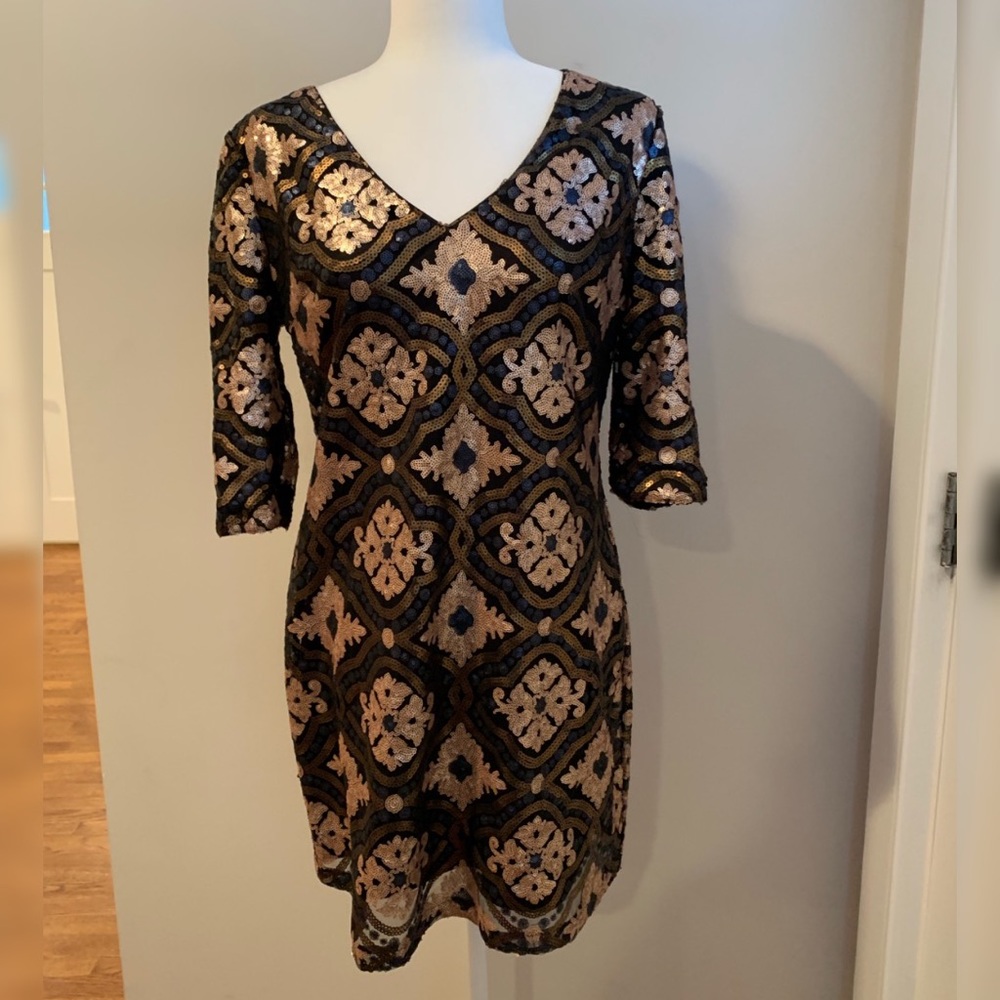 Like new sequin mini dress. Size M/L. Worn once